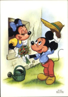 Artiste CPA Walt Disney, Micky Maus, Minnie Maus - Jeux Et Jouets