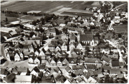 Monheim LKr. Donauwörth, 1959 Gebr. Sw-Luftbild-AK - Autres & Non Classés