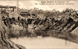 CPA Oppau Ludwigshafen Am Rhein, Explosion Des Stickstoffwerkes 1921, Der Trichter - Autres & Non Classés