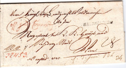 Bayern 1834, L1 WALDMÜNCHEN Auf Porto Brief N. Österreich - [Voorlopers