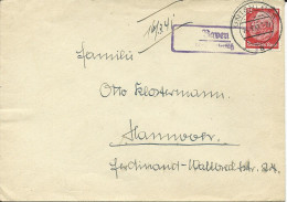 DR 1941, Landpost Stpl. Baven über Unterlüß Auf Brief M. 12 Pf. - Covers & Documents