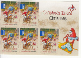 2014 Christmas Island Christmas Noel Navidad Crabs Marine Life Booklet Of 5 MNH @ BELOW FACE VALUE - Christmaseiland