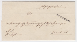 Bayern, L1 UFFENHEIM R.3. Auf Schönem Dienst Brief N. Ansbach. #1788 - Briefe U. Dokumente