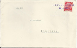 DR 1938, Not L2 Postamt Brusau (Tschechien) Auf Brief M. 12 Pf. #1188 - Brieven En Documenten