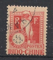 INDOCHINE - 1922 - Taxe TT N°YT. 32 - Dragon D'Angkor 4/5c Vermillon - Oblitéré / Used - Usati
