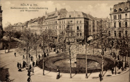 CPA Köln Am Rhein, Barbarossaplatz, Hohenstaufenring, Weyerstraße, Fontäne - Other & Unclassified