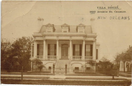 VILLA DESIRE AVENUE  SAINT CHARLES NEW ORLEANS 1920 - New Orleans