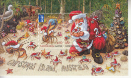 2014 Christmas Island Christmas Noel Navidad Crabs Marine Life Souvenir Sheet MNH - Christmaseiland