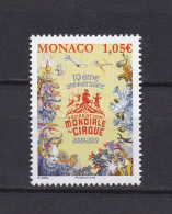 MONACO 2019 TIMBRE N°3165 NEUF** CIRQUE - Unused Stamps
