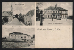 CPA Sierenz, Hochkirchgasse, Schul- Et Gemeindehaus, Kleinkinderschule  - Autres & Non Classés