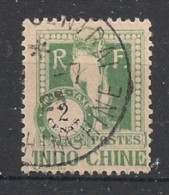 INDOCHINE - 1922 - Taxe TT N°YT. 34 - Dragon D'Angkor 2cvert - Oblitéré / Used - Gebraucht