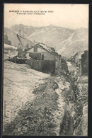 CPA Barèges, Avalanche Du 2 Février 1907, Tranchée Dans L`Avalanche  - Sonstige & Ohne Zuordnung