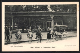CPA Vichy, Promenade à Anes  - Vichy