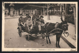 CPA Vichy, Promenade En Voiture à Ane  - Vichy