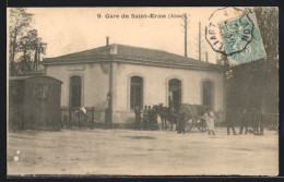 CPA Saint-Erme, La Gare  - Autres & Non Classés