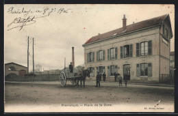 CPA Pierrelaye, Place De La Gare  - Pierrelaye