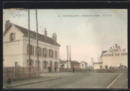 CPA Pierrelaye, Place De La Gare  - Pierrelaye