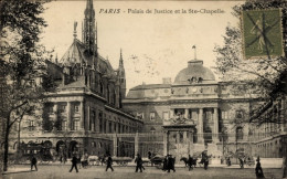 CPA Paris I Louvre, Palais De Justice, Ste-Chapelle - Autres & Non Classés