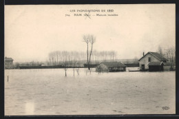 CPA Ham, Les Inondations De 1910, Maisons Inondées  - Other & Unclassified