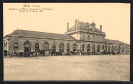 CPA Sedan, La Gare, Vue De La Gare, Attelage à Cheval  - Sedan