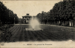 CPA Reims Marne, Pelouses Des Promenades - Other & Unclassified