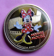 MÉDAILLE PLAQUE OR DISNEY MINNIE MOUSE  / NEUVE - Altri & Non Classificati