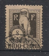 INDOCHINE - 1922 - Taxe TT N°YT. 38 - Dragon D'Angkor 8c Noir - Oblitéré / Used - Used Stamps