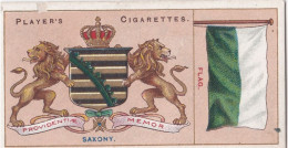 45 Saxony - Countries Arms & Flags 1905 - Players Cigarette Cards - Antique - Player's