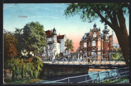 AK Coburg, Ortspartie Mit Brücke  - Coburg