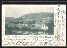 AK Hofheim / Taunus, Ortspartie Mit Eisenbahnschienen  - Taunus