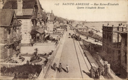 CPA Sainte Adresse Seine Maritime, Rue Reine Elisabeth - Other & Unclassified