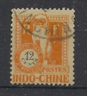 INDOCHINE - 1922 - Taxe TT N°YT. 40 - Dragon D'Angkor 12c Orange - Oblitéré / Used - Oblitérés