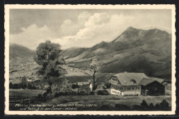 Künstler-AK Oberhaiderberg /Bayr. Wald, Waldpension Z. Schönen Aussicht Mit Osser  - Autres & Non Classés