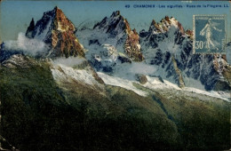 CPA La Flégère Chamonix Mont Blanc Haute Savoie, Les Aiguilles, Vues De La Flegere - Other & Unclassified