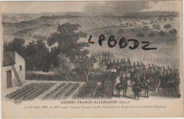 CPA - 08 - TOURTERON - MILITARIA - Le 27 Août 1870 Le 12me Corps D'armée Quitte TOURTERON - GUERRE Franco-Allemande - Other & Unclassified