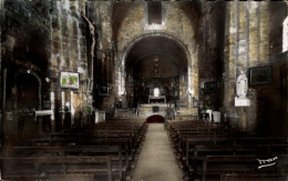 CPA Saintes Maries De La Mer Bouches Du Rhone, Innenansicht Kirche Forteresse - Autres & Non Classés
