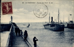 CPA Le Tréport Seine Maritime, Hafeneinfahrt - Other & Unclassified