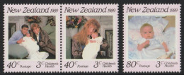 1989 New Zealand Birth Of Princess Beatrice Of HRH Prince Andrew And Sarah Ferguson Set And Minisheet (** / MNH / UMM) - Royalties, Royals