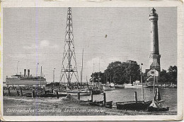 X123681 POLOGNE POLSKA POMERANIE OCCIDENTALE SWINOUJSCIE OSTERNOTHAFEN SWINEMUNDE LEUCHTTURM AM HAFEN PHARE LIGHTHOUSE - Poland