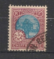 INDOCHINE - 1927 - Taxe TT N°YT. 48 - Pagode Mot-Cot 3c Lilas-brun - Oblitéré / Used - Used Stamps