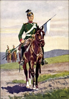 Artiste CPA Merté, Oskar, 1. Ulanen-Regiment Kaiser Wilhelm II., Roi Von Prusse - Autres & Non Classés