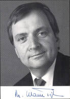 CPA Politiker Klaus Töpfer, Bundesminister Für Umwelt, Portrait, Autogramm - Persönlichkeiten