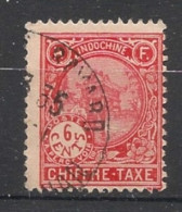 INDOCHINE - 1927 - Taxe TT N°YT. 50 - Pagode Mot-Cot 6c Brique - Oblitéré / Used - Oblitérés