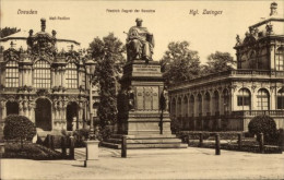 CPA Dresden Altstadt, Königlicher Zwinger, Wallpavillon, Denkmal Friedrich August Der Starke - Autres & Non Classés