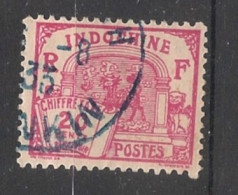 INDOCHINE - 1927 - Taxe TT N°YT. 54 - Dragon D'Annam 20c Lilas - Oblitéré / Used - Used Stamps