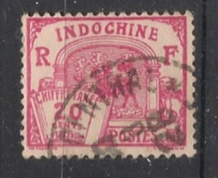 INDOCHINE - 1927 - Taxe TT N°YT. 54 - Dragon D'Annam 20c Lilas - Oblitéré / Used - Used Stamps