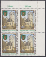 1987 , Mi 1895 ** (1) - 4 Er Block Postfrisch - 850 Jahre Arbing (1137 - 1987) - Neufs