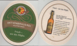 5004389 Bierdeckel Oval - Aktien-Brauerei, Kaufbeuren - Sous-bocks