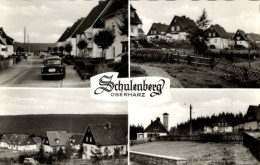 CPA Schulenberg Oberharz, Teilansichten, Straßenpartie, Gaststätte Bergklause, Inh. Alfred Benecke - Autres & Non Classés
