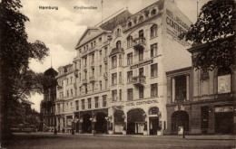 CPA Hamburg St. Georg, Kirchenallee, Hotel Continental, Hotel Reichshof, Restaurant - Autres & Non Classés